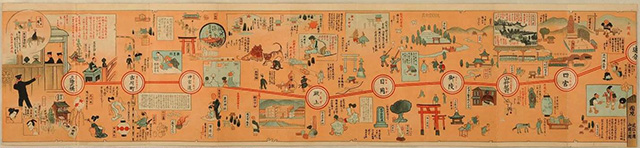 京阪電車京津沿線案内　昭和3年　大津市歴史博物館蔵